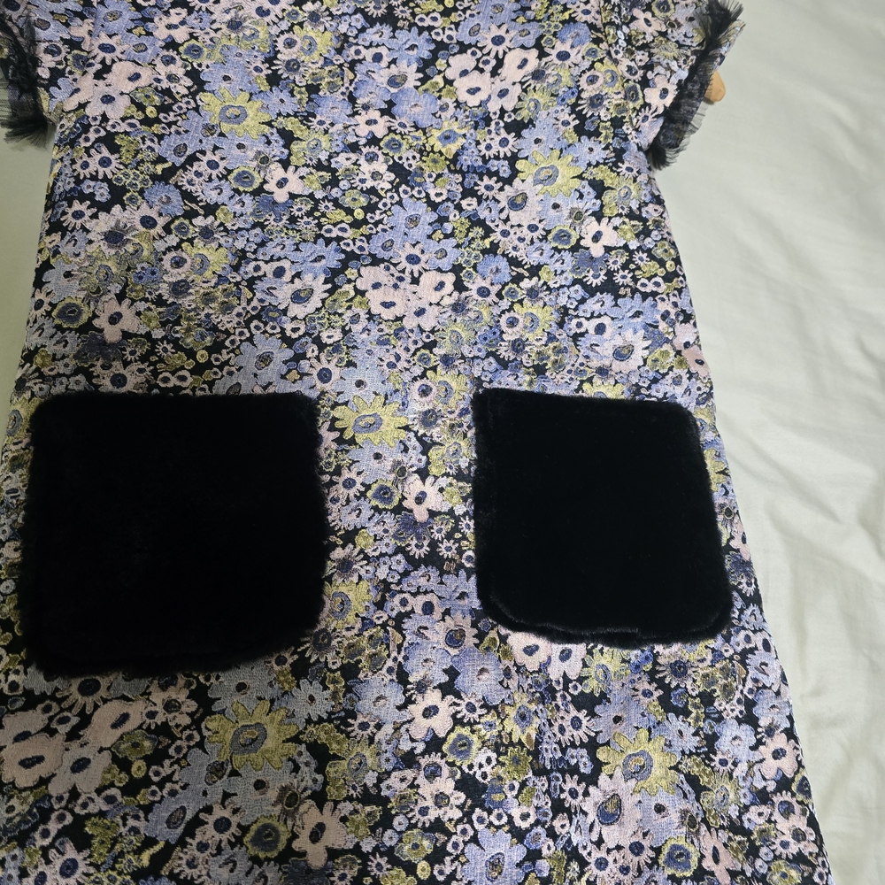 Imoga Black and Purple Floral Dress - Picture 7 of 11